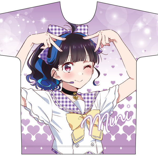 彼女、お借りします 描き下ろしフルグラフィックTシャツ 八重森みに
