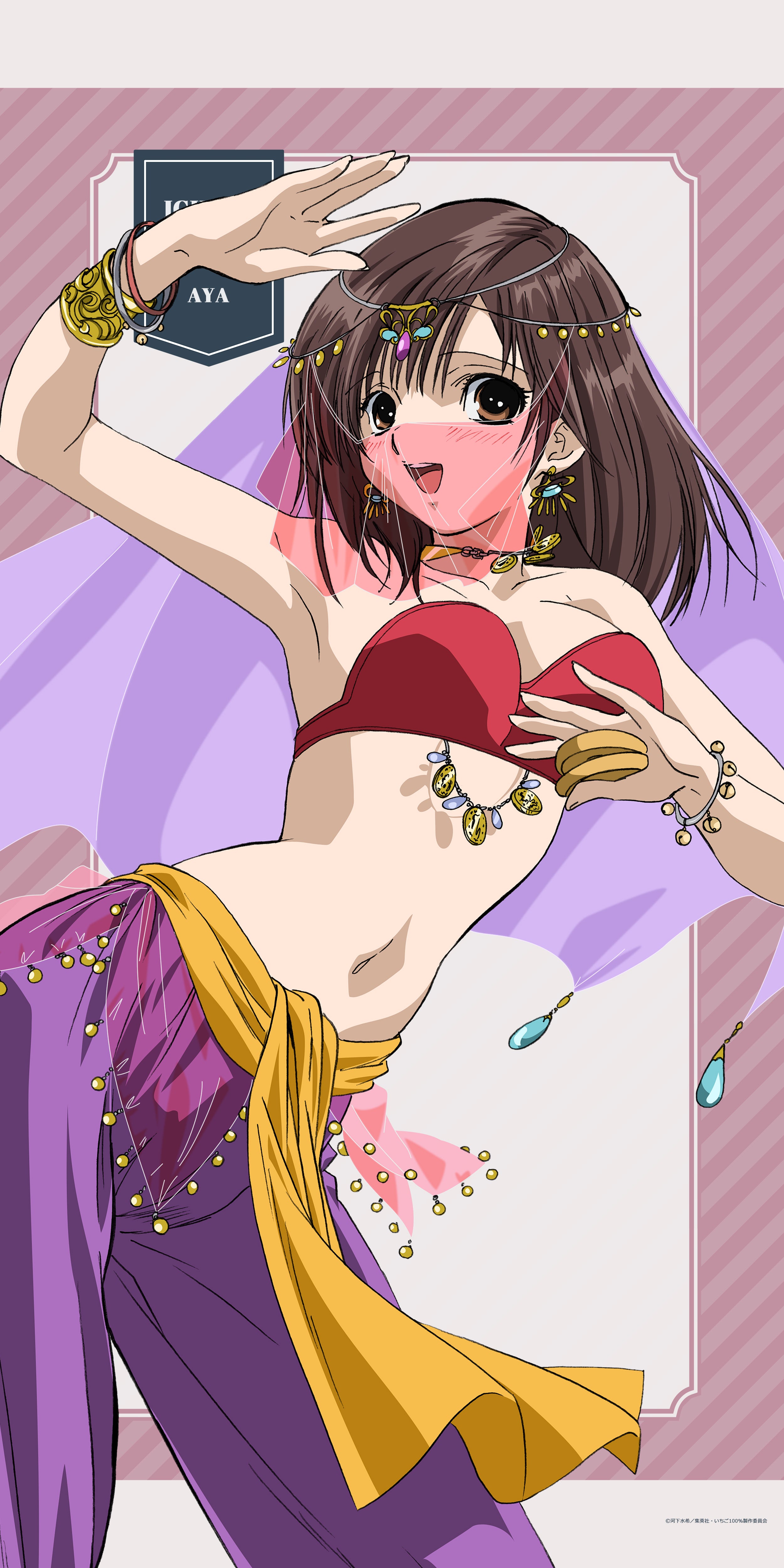 いちご100％ BIGタペストリー　東城綾（踊り子）