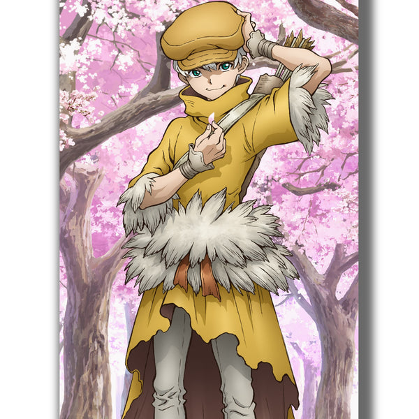 Dr.STONE 【描き下ろし】BIGタペストリー西園寺羽京（桜）