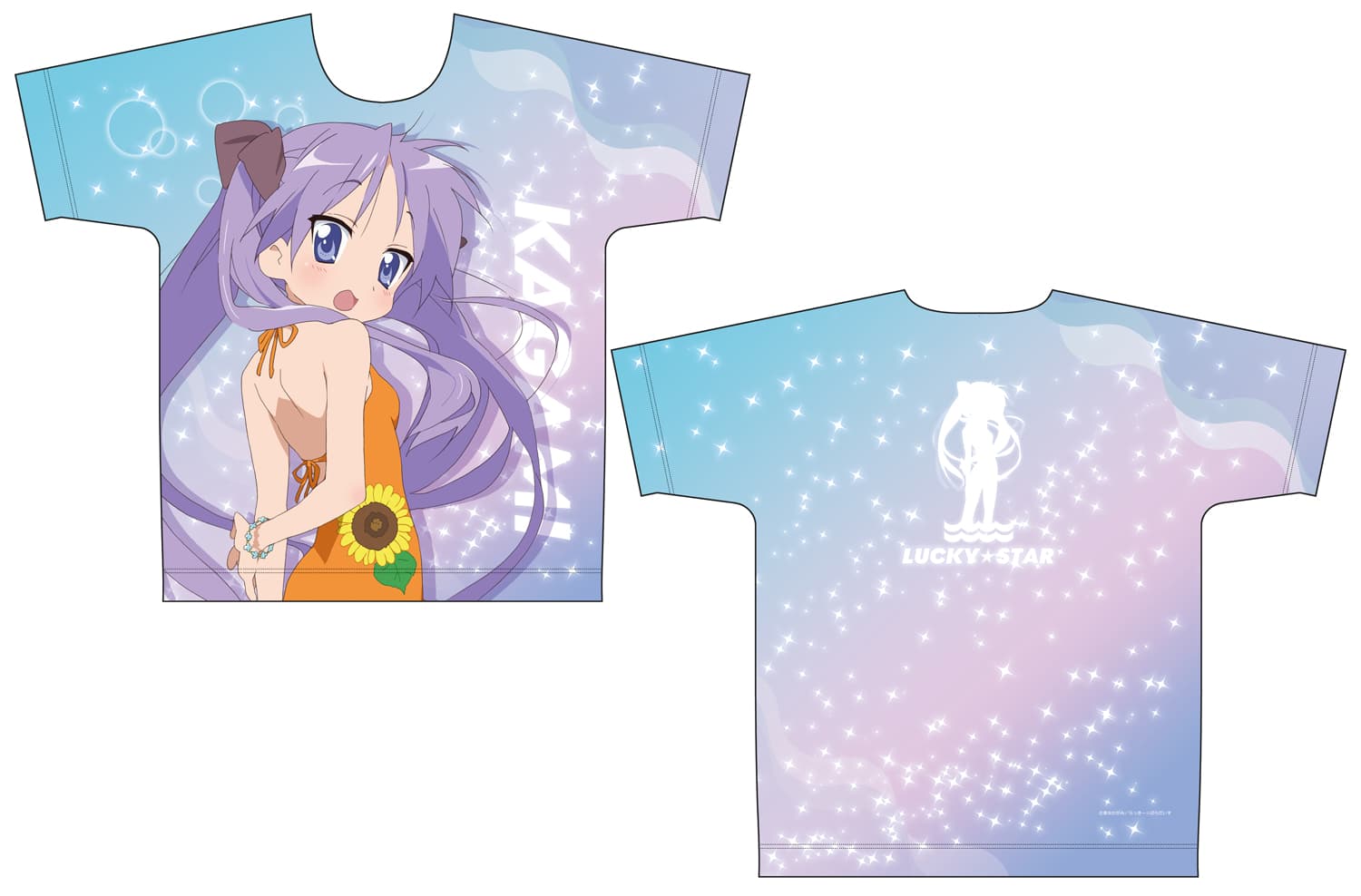 らき☆すた フルグラフィックシャツ柊かがみ(水着)XL