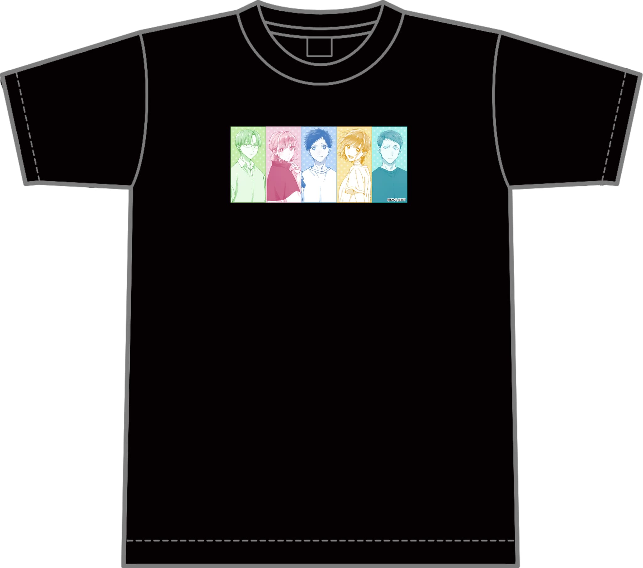 アオのハコ Tシャツ（部活Ver.）黒XL
