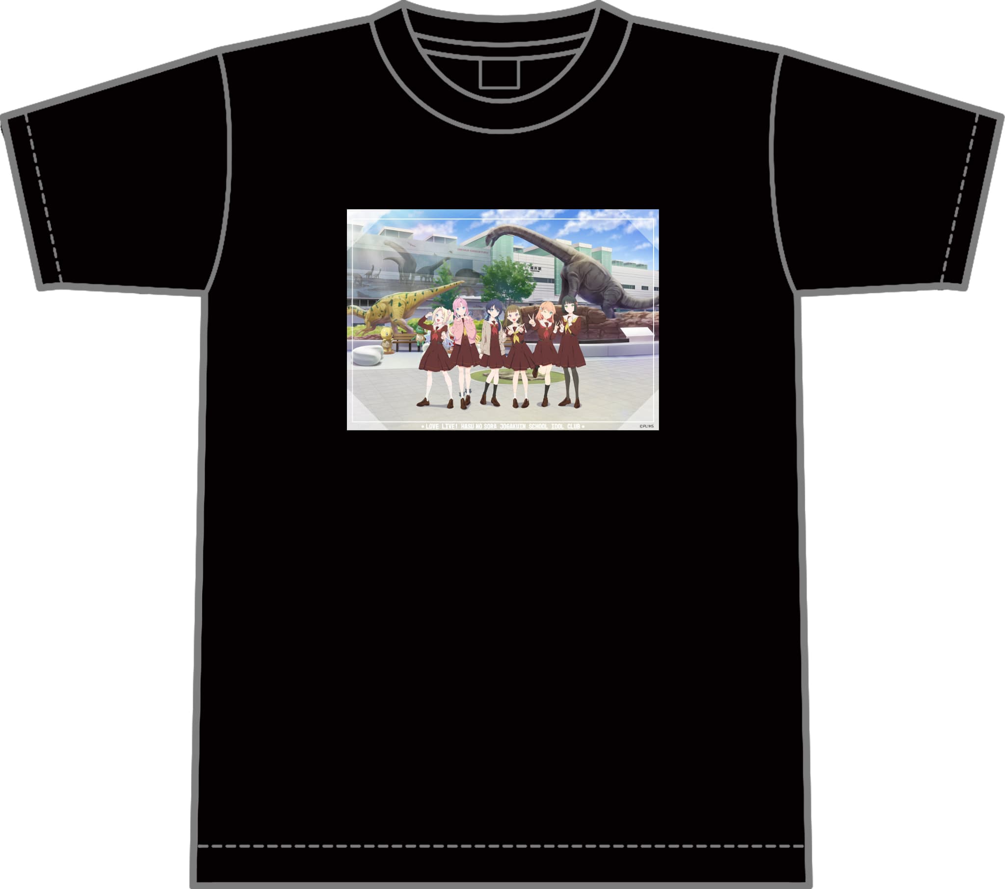 ラブライブ！蓮ノ空女学院スクールアイドルクラブ 描き下ろしTシャツ（活動記録2024May第2話）黒XL