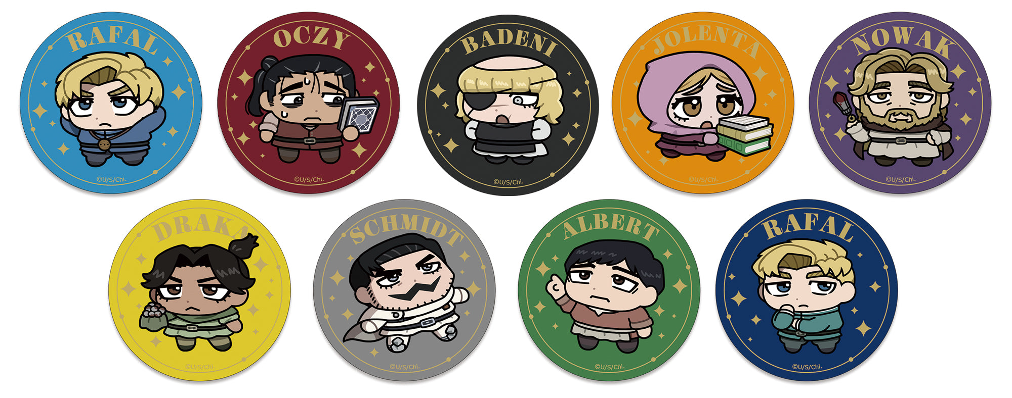 TVアニメ「チ。ー地球の運動についてー」  【描き起こし】グリッター缶バッジ BOX